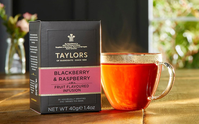 Taylors of Harrogate Blackberry Raspberry Herbal Tea