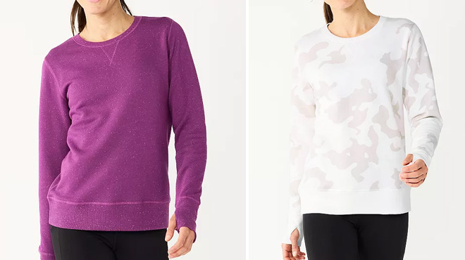 Tek Gear Women’s Fleece Sweatshirts $5 at Kohl’s (Tees $3.50) | Free ...