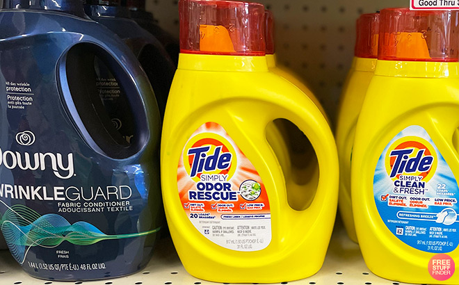 Tide Simply Odor Rescue Liquid Laundry Detergent in the Shelf
