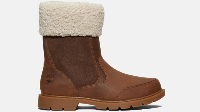 Timberland Womens Linden Woods Boots in Dark Brown Color