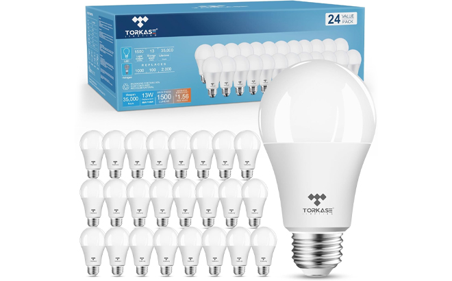 Torkase 24 Pack LED Light Bulbs