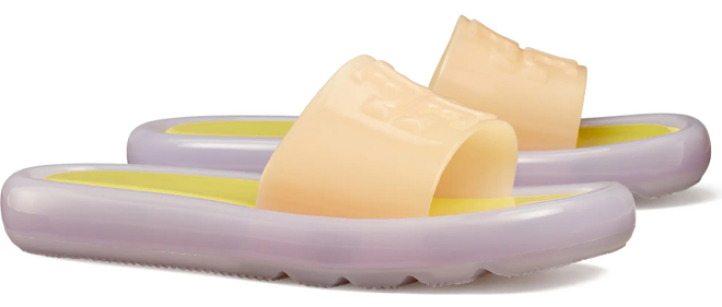 Tory Burch Bubble Jelly Slide Womens Sandals