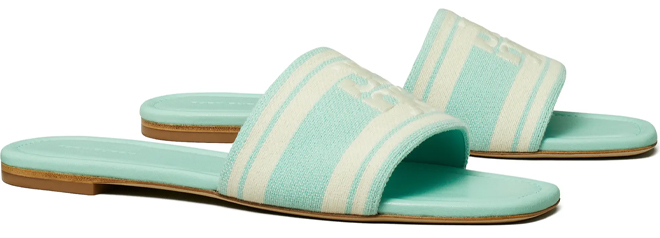 Tory Burch Double T Jacquard Womens Sandals