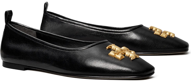 Tory Burch Eleanor Womens Ballet Flats