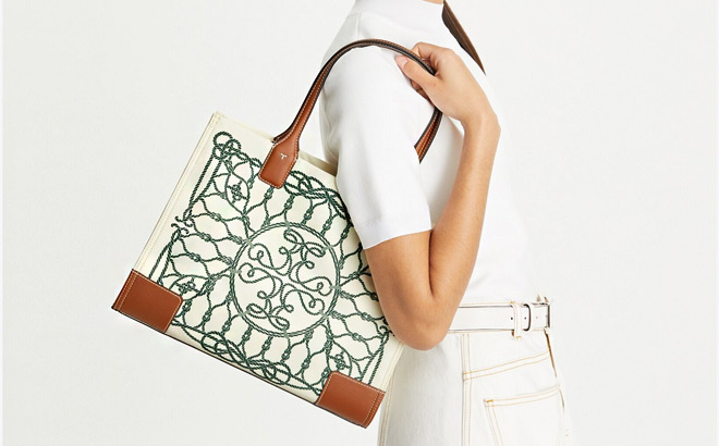 Tory Burch Ella Printed Small Tote