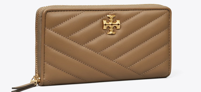 Tory Burch Kira Chevron Zip Continental Wallet