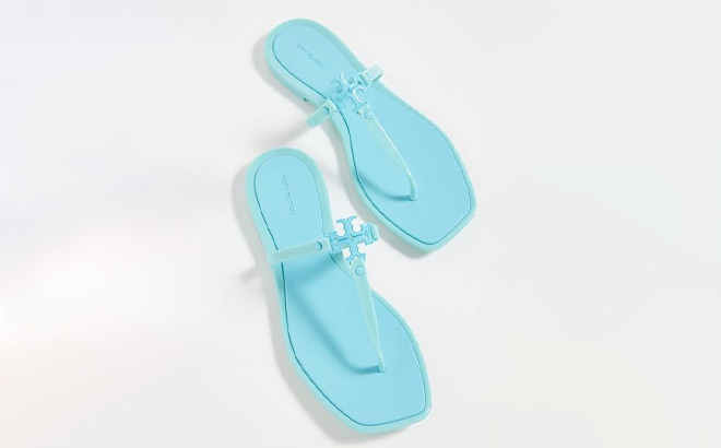 Tory Burch Roxanne Jelly Sandals in Light Blue Color 1