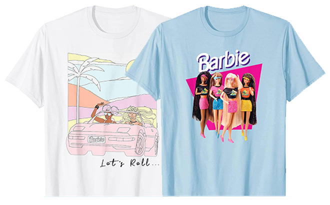 Two Barbie T Shirts