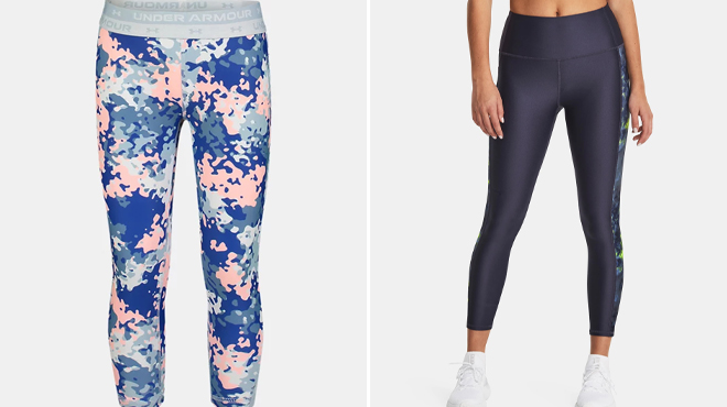 Under Armour Girls Leggings and Under Armour Womens Leggings