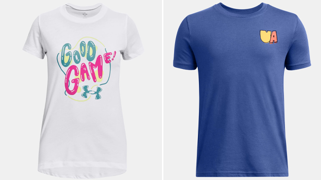 Under Armour Girls Shirt and Under Armour Boys Shirt