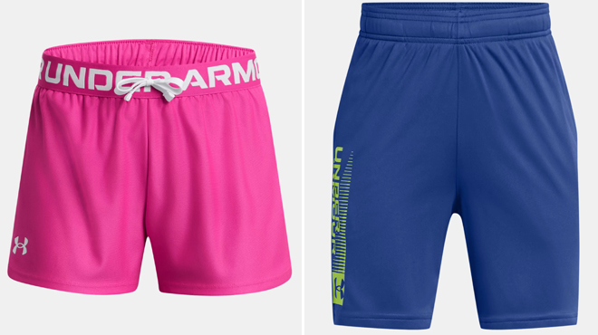 Under Armour Girls Shorts and Under Armour Boys Shorts