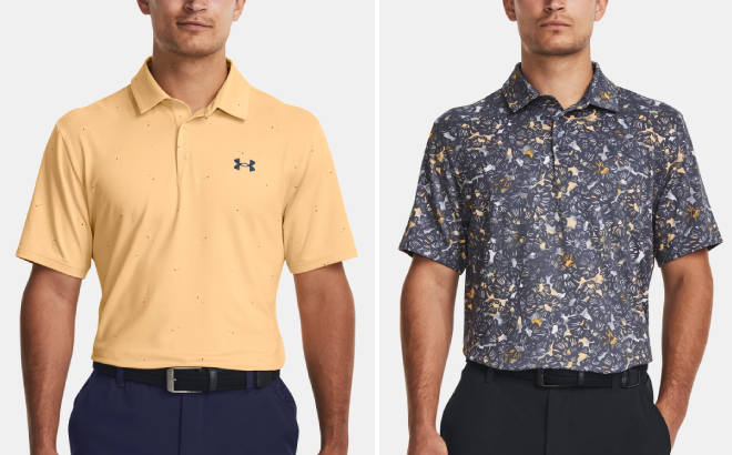 Under Armour Mens UA Playoff 3 0 Printed Polos