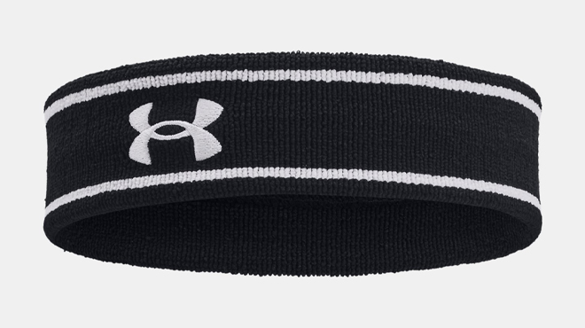 Under Armour UA Striped Performance Terry Headband 1