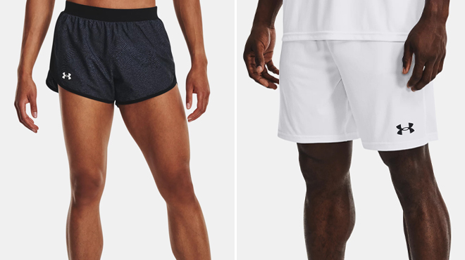 Under Armour Womens Shorts and Under Armour Mens Shorts