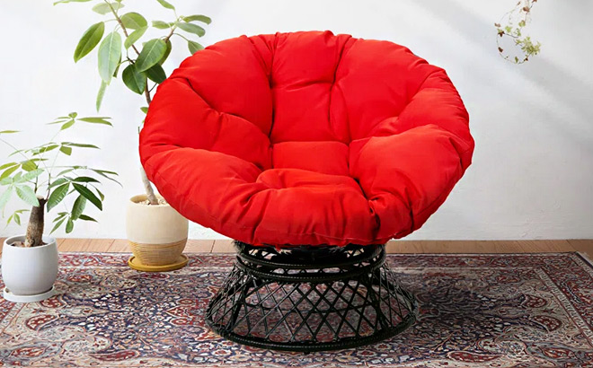 Upholstered Swivel Accent Chair