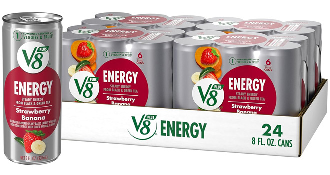 V8 ENERGY Strawberry Banana Energy Drink 24 Pack