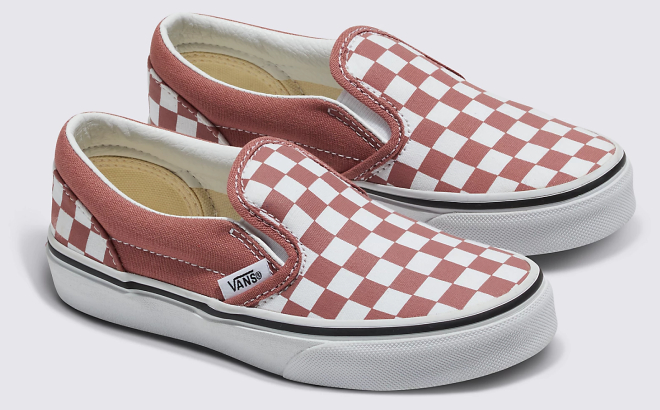 VANS Kids Classic Slip On Checkerboard Shoes