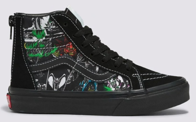 VANS x Disney Villains Kids Sk8 Hi Zip Shoes