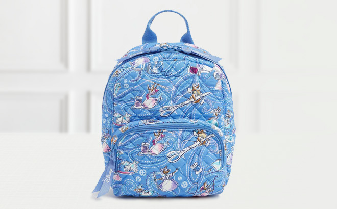 Vera Bradley Disney Mini Backpack on the Table