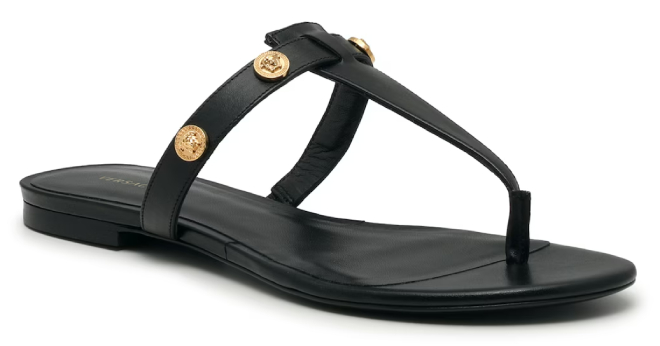 Versace Emblem Stud Sandals