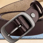West Leathers Womens Leather Belt 2 Pack