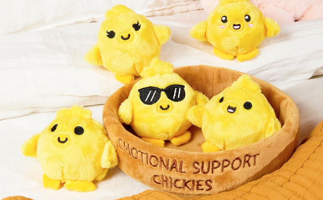 What Do You Meme Emotional Support Chickies Cute Chicken Plushies