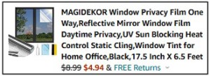 Window Privacy Screen Final Price at Checkout 1