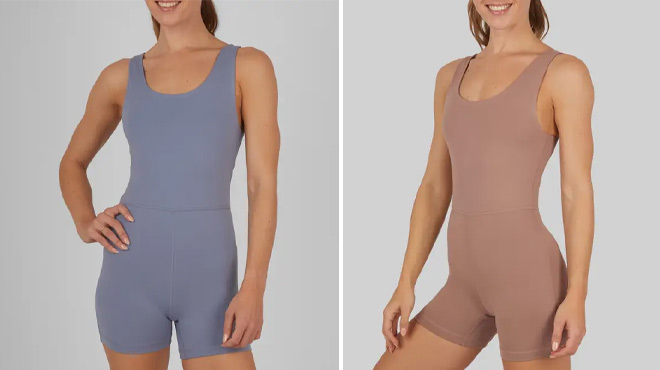 Women Wearing Yogalicious Lux Core Endurance Rompers