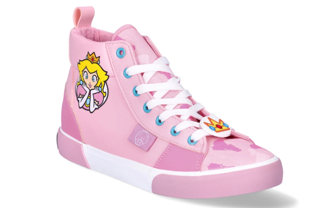 Womens Princess Peach High Top Shoes
