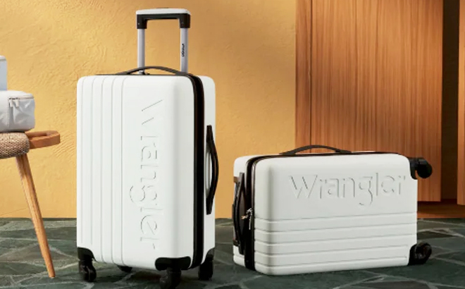 Wrangler 3 pc Rolling Luggage Set