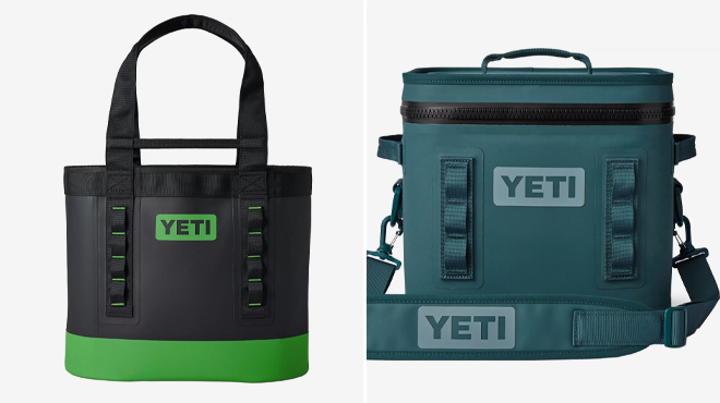 Yeti Camino 35 Carryall 2 0 Tote Bag and Yeti Hopper Flip 12 Cooler