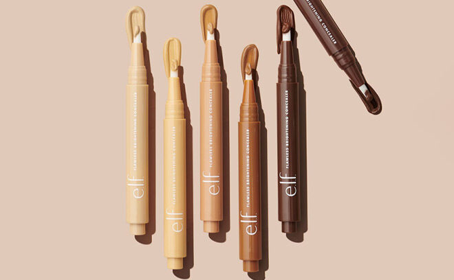 e l f Flawless Brightening Concealers