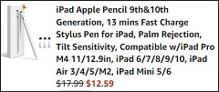 iPad Apple Pencil Checkout