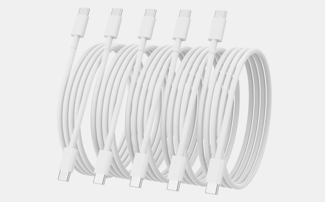 iPhone 15 Charger 5Pack 66666 ft USB C to USB C Cable60W3A USB C Charger Cable Fast Charging for iPhone