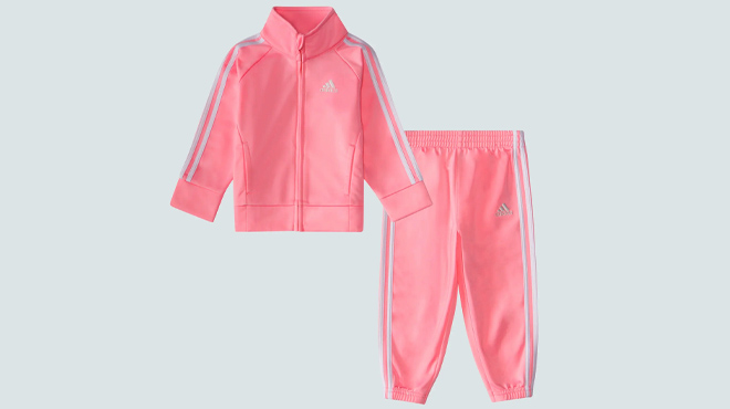 11 Adidas Kids Repl Igirl Tricot Track Set