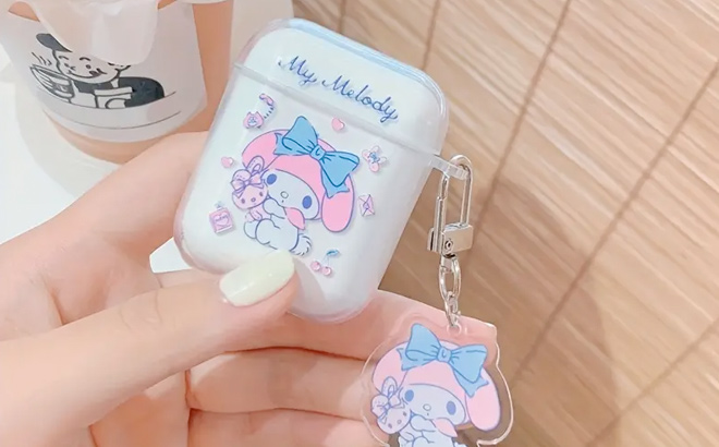 1Pc Sanrio Cute Cartoon My Melody Protective Case For Apple For Airpods 123Pro Wireless Earbuds