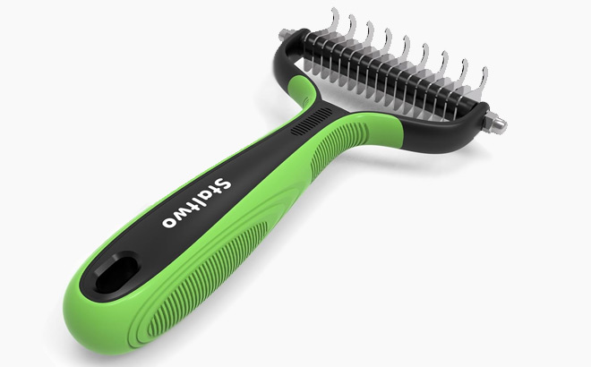 2 in 1 Professional Undercoat Rake Pet Brush