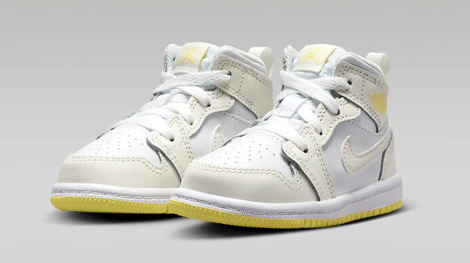 3 Nike Jordan 1 Mid Toddler Shoes