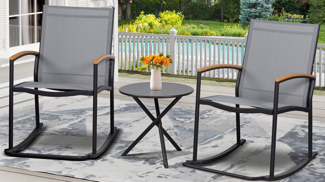 3 Piece Outdoor Patio Furniture Set