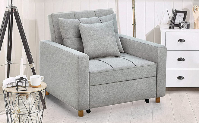 3 in 1 Sofa Bed Chair with Adjustable Backrest