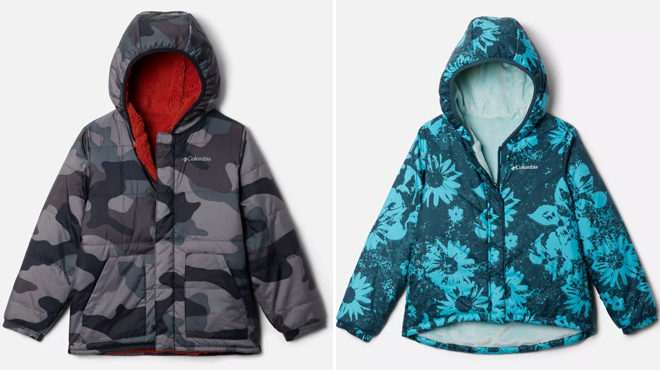 4 Columbia Boys Big Fir Reversible Jacket and Girls Big Fir Reversible Jacket