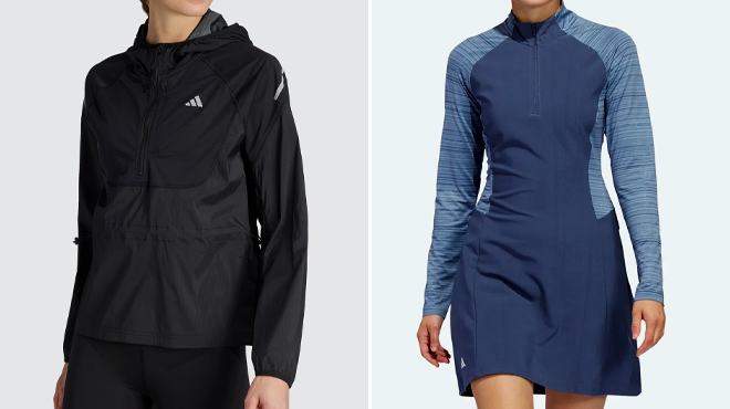 5 Adidas Womens Ultimate Jacket and Adidas Womens Ultimate365 Long Sleeve Dress