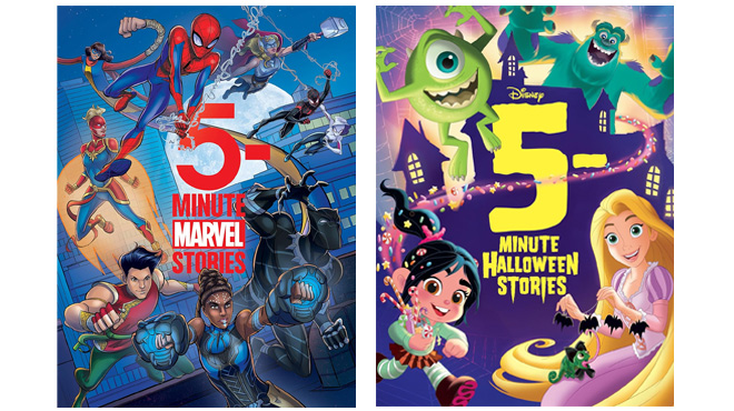 5 Minute Marvel and Disney Halloween Stories Hardcover Book