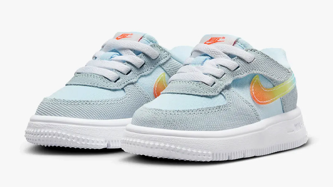 6 Nike Force 1 Low EasyOn Toddler Shoes