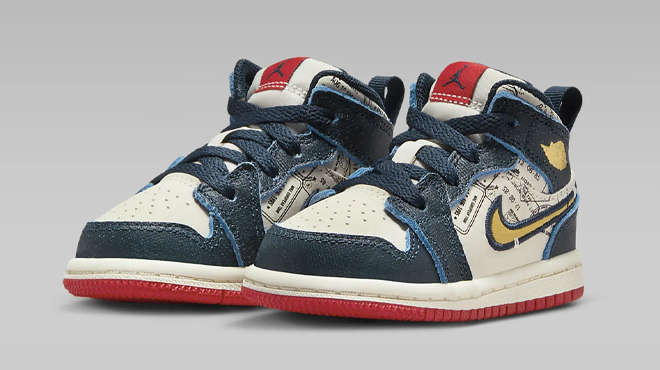 8 Nike Jordan 1 Mid SE Toddler Shoes