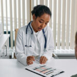 A Doctor and a Patient in a Doctors Office