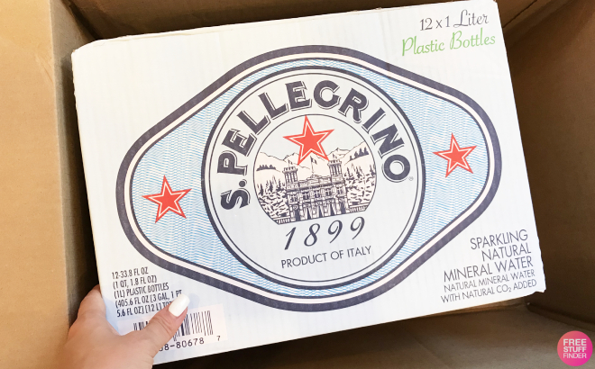 A Pack of S Pellegrino Sparkling Natural Mineral Water