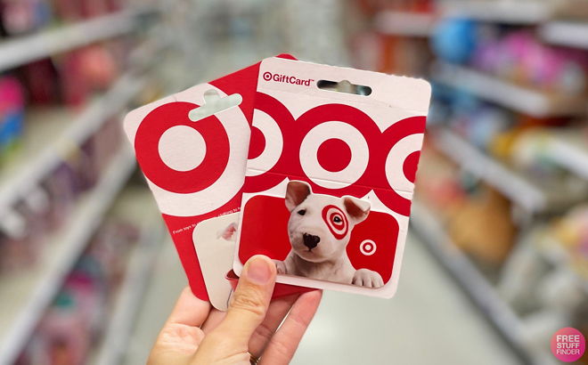 A Person Holding Target Gift Cards 1