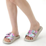 A Person Wearing Chacos Womens Chillos Slides