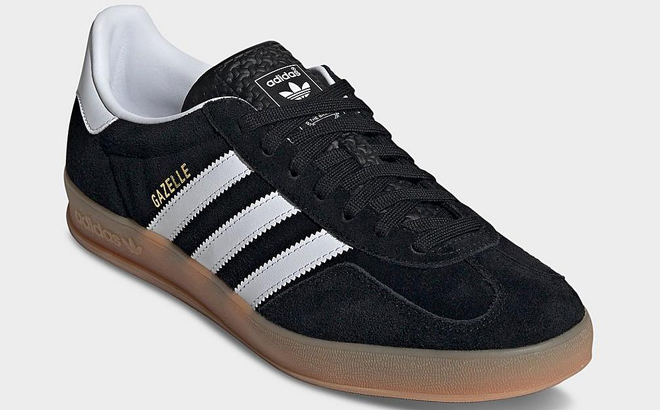 Adidas Mens Gazelle Indoor Shoes in Black